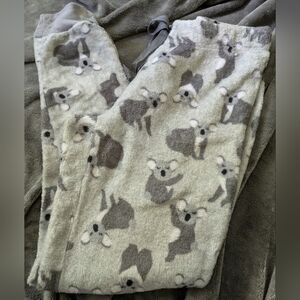 George Fuzzy Gray Pajama Pants